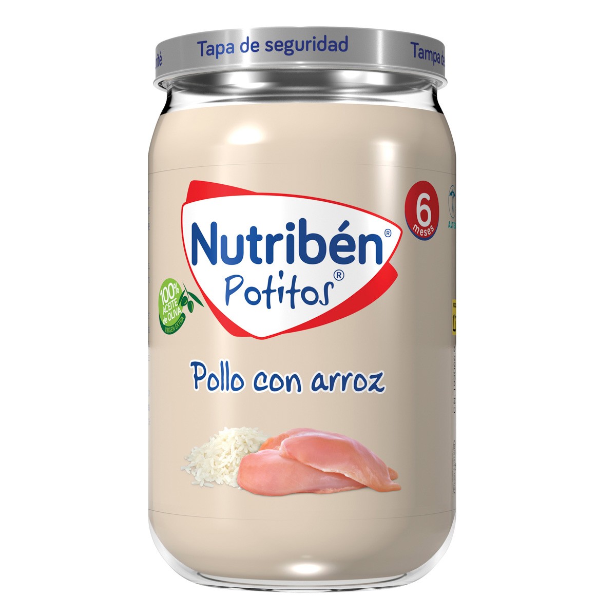 Nutribén Potito pollo con arroz 235gr