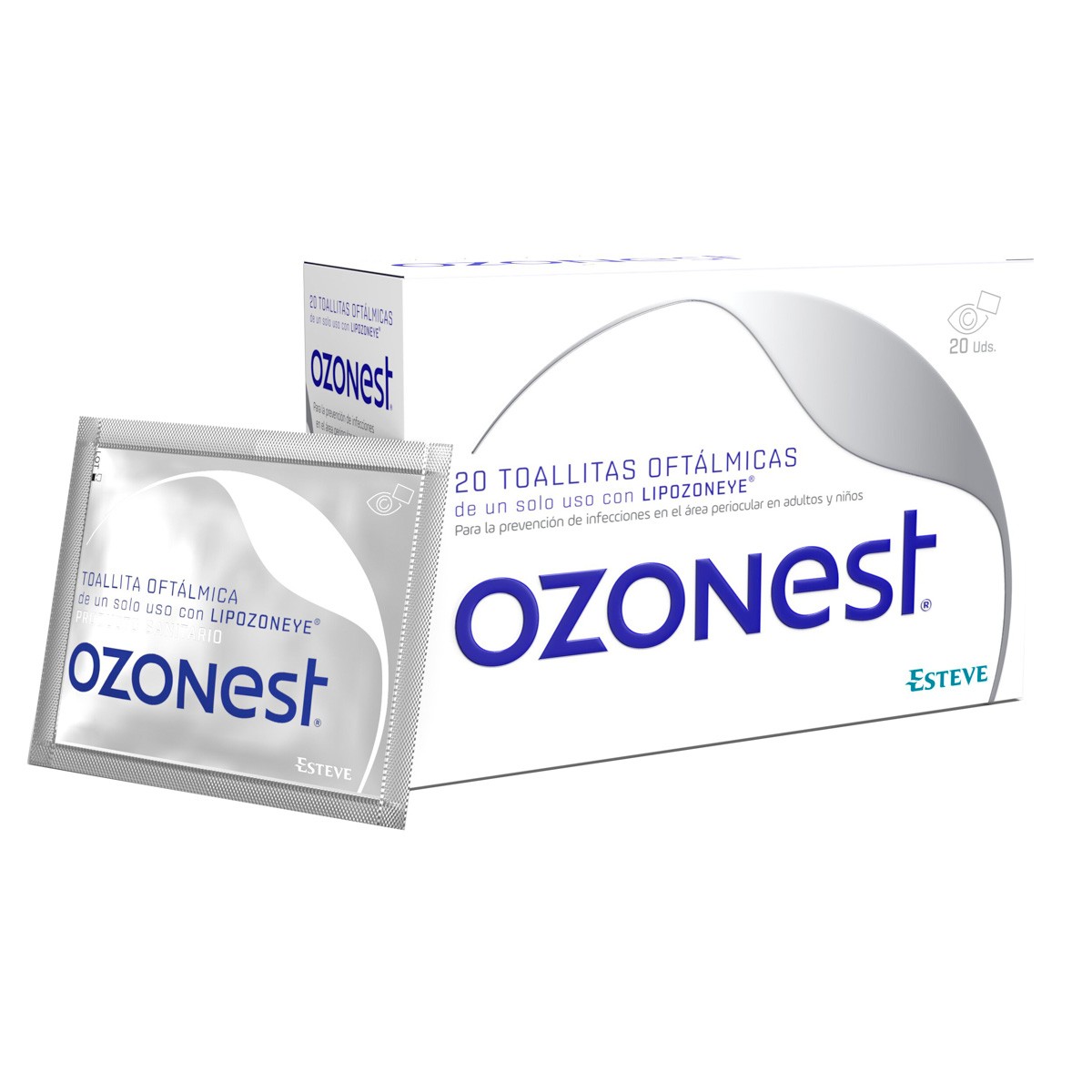 Ozonest Antiséptico Ocular 20 Toallitas